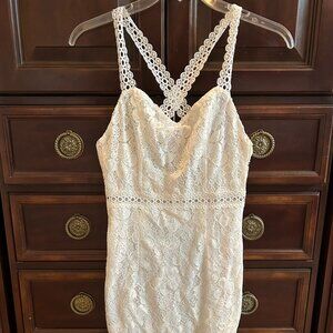 Selfie Leslie Double Crazy Small White Dress